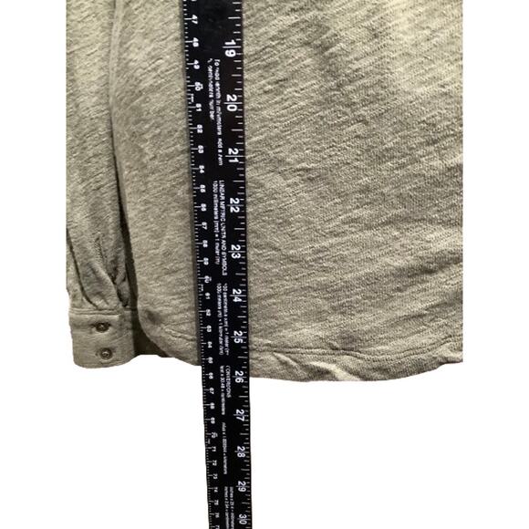 Pilcro Army Green Ruffle Sleeve Button-Down, Size XS - Boho, Feminine, Casual - Picture 7 of 7